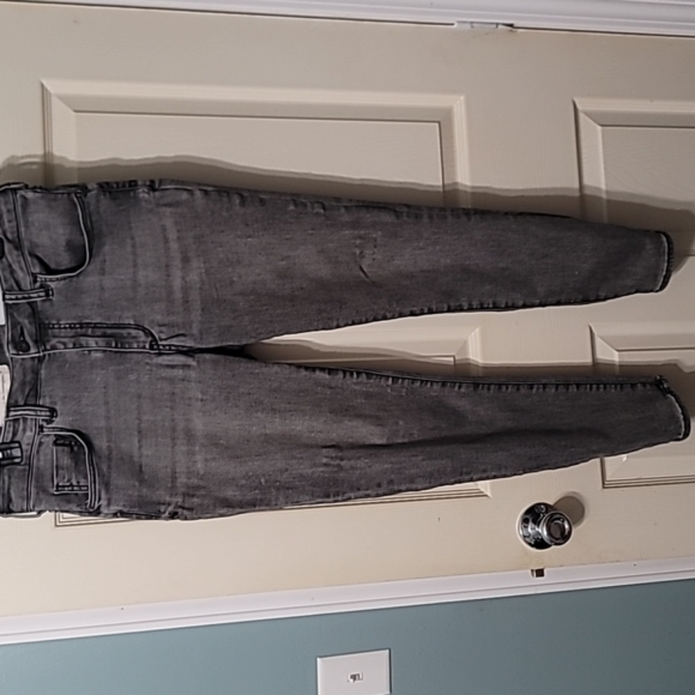 Anthropologie Pilcro and the Letterpress Grey Washed Out Black‎ Jeans Women's 31